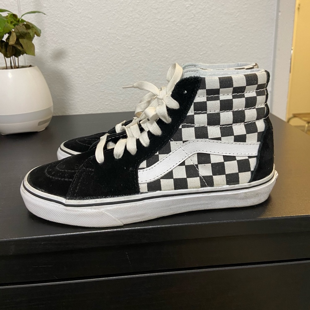 Vans sk8 hi checkerboard